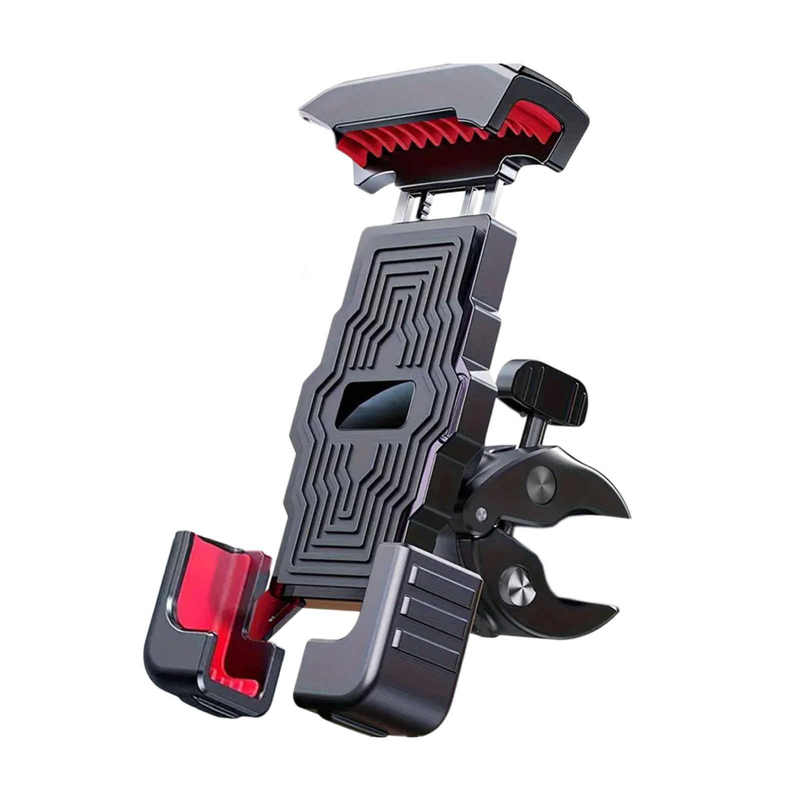 Motorcycle Bike Phone Mount, Shockproof, Waterproof, Secure Grip, Street \u0026 touring, Universal Smartphone Holder, Anti-Slip, Durable Plastic, for Commuting, Travel, Outdoor Riding Gear SouMaox